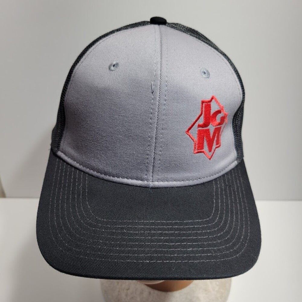 James G Murphy Co. Auctioneers Black Gray Snapback Mesh Cap Hat